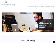 Tablet Screenshot of burk-consulting.de